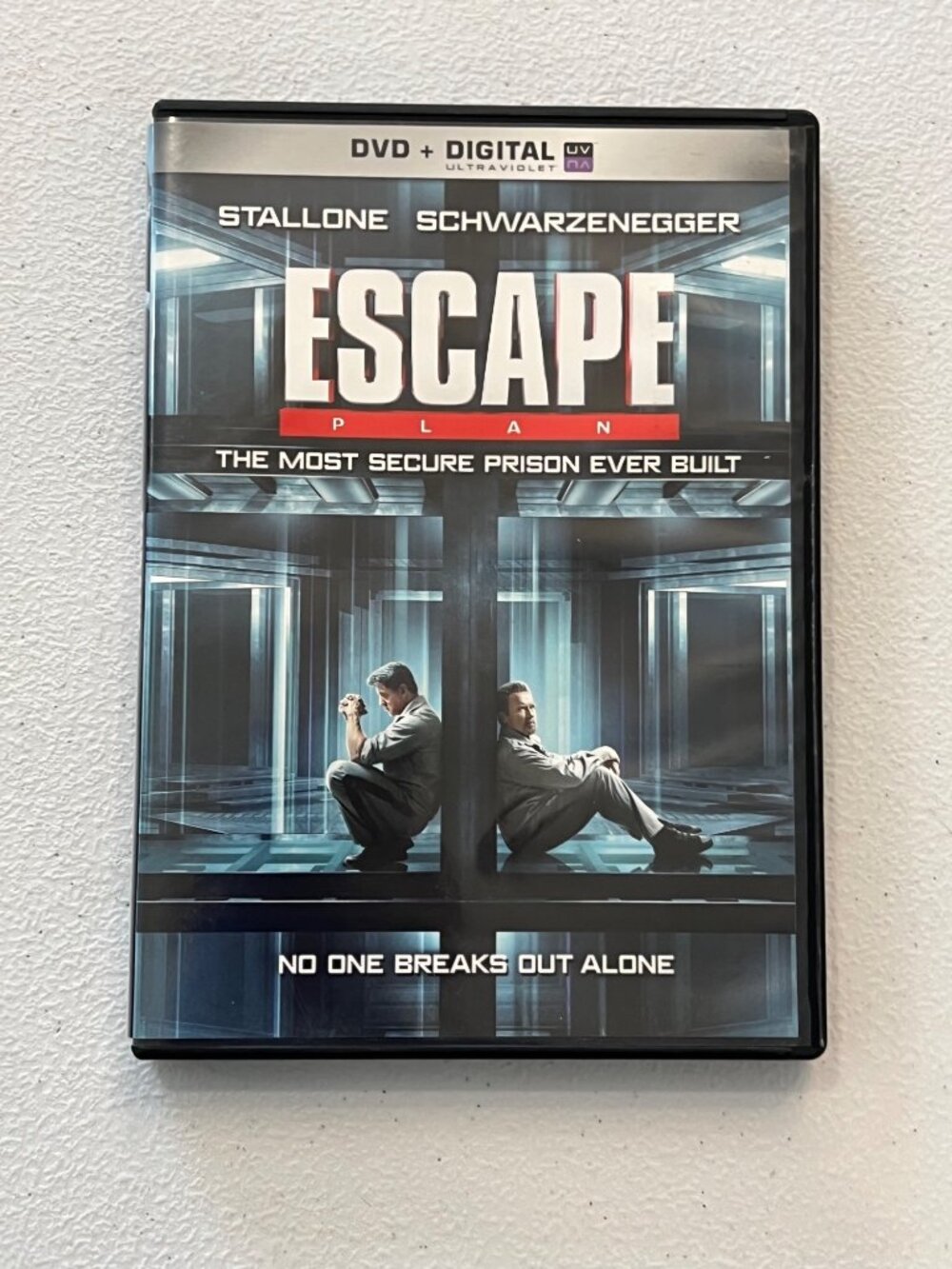 Escape Plan 2013 DVD + Digital Action Sylvester Stallone Pre-Owned